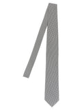Silver Jacquard Pattern Tie 1