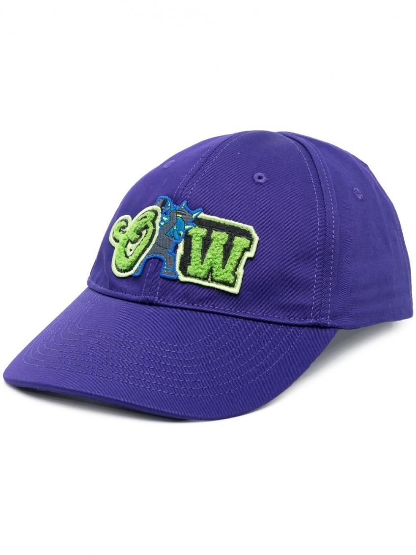 Purple Varsity cotton baseball cap 1