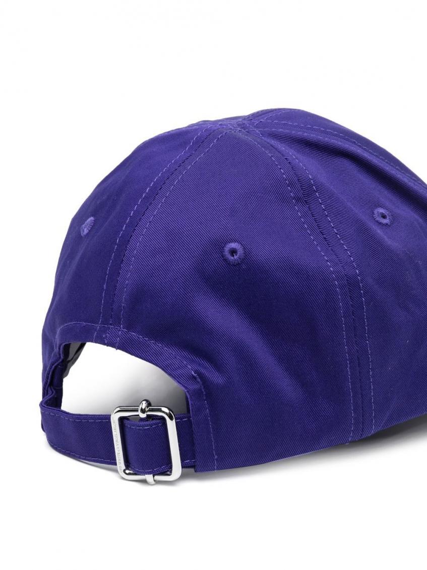Purple Varsity cotton baseball cap 2