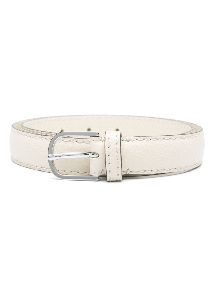 White Leather belt 1