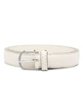 White Leather belt 1