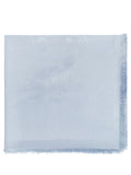 Blue Jacquard Square Scarf 1