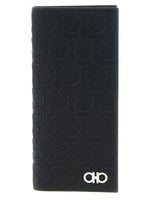 Black Gancini Signature Logo Wallet 1