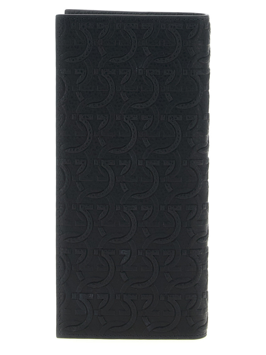 Black Gancini Signature Logo Wallet 2