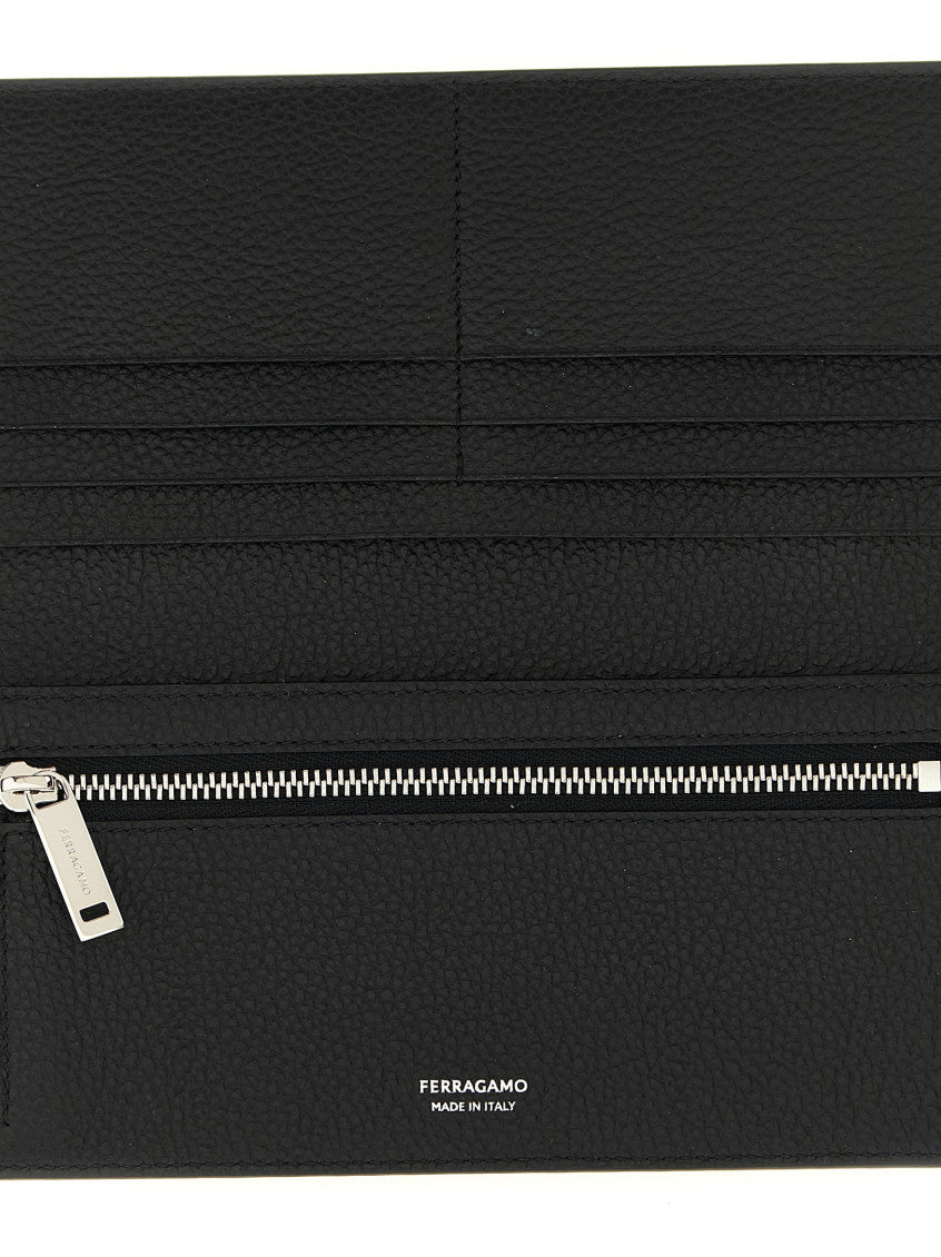 Black Gancini Signature Logo Wallet 3