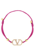 Multicolor VLogo Cord Bracelet 1