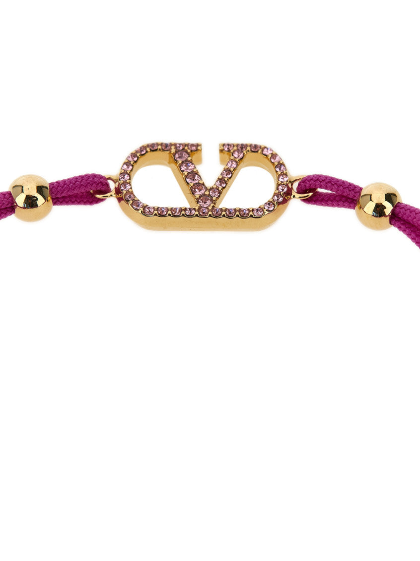 Multicolor VLogo Cord Bracelet 3