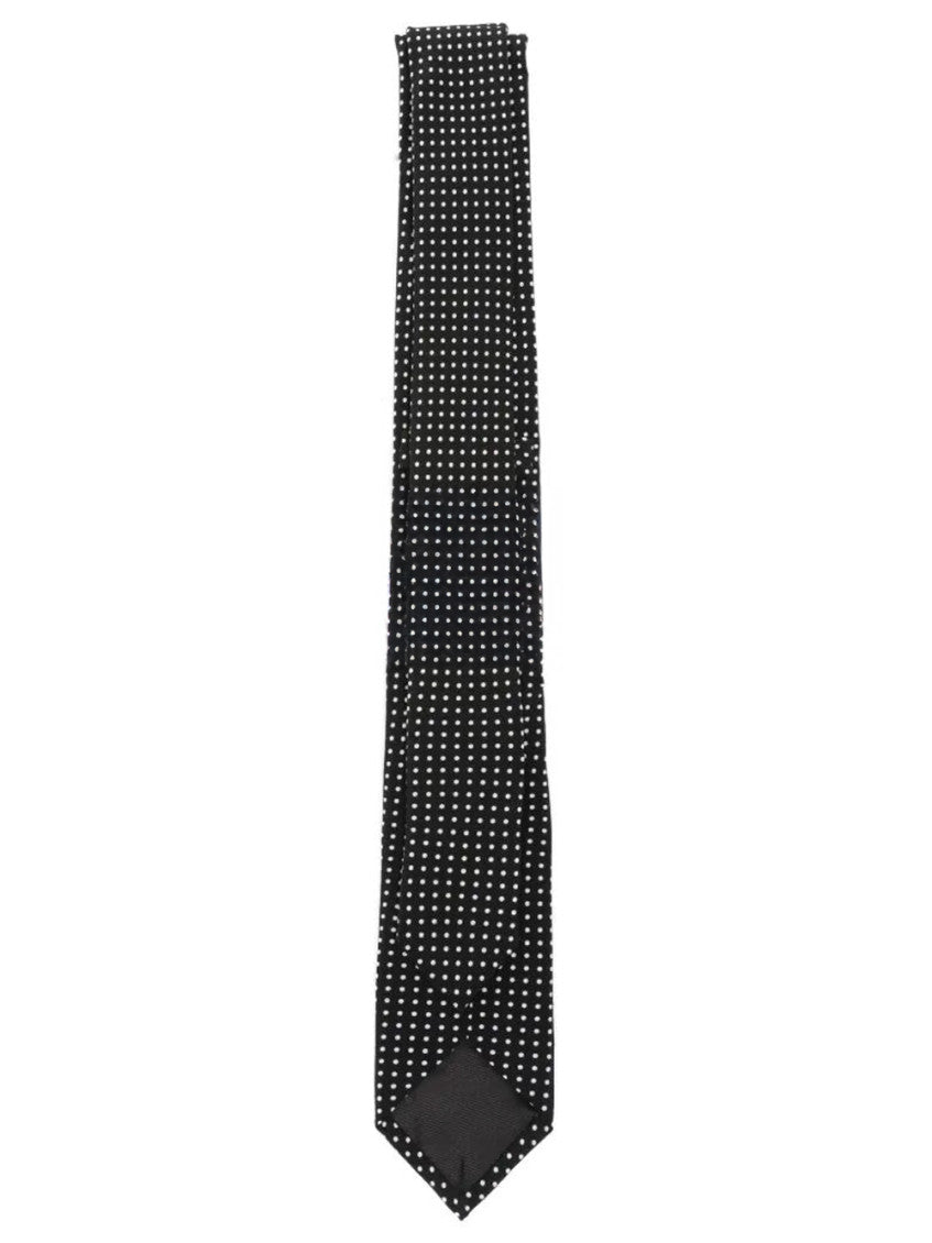 Black Polka Dot Tie 3