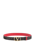 Black VLogo Signature Belt 1