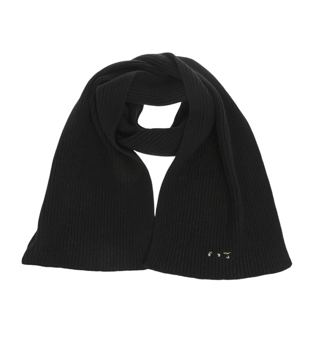 Black Knitted Scarf 1