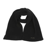 Black Knitted Scarf 1