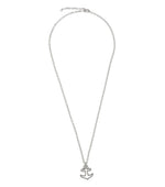Silver Anchor Pendant Necklace 1