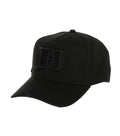 Black Tonal Logo Baseball Cap 1