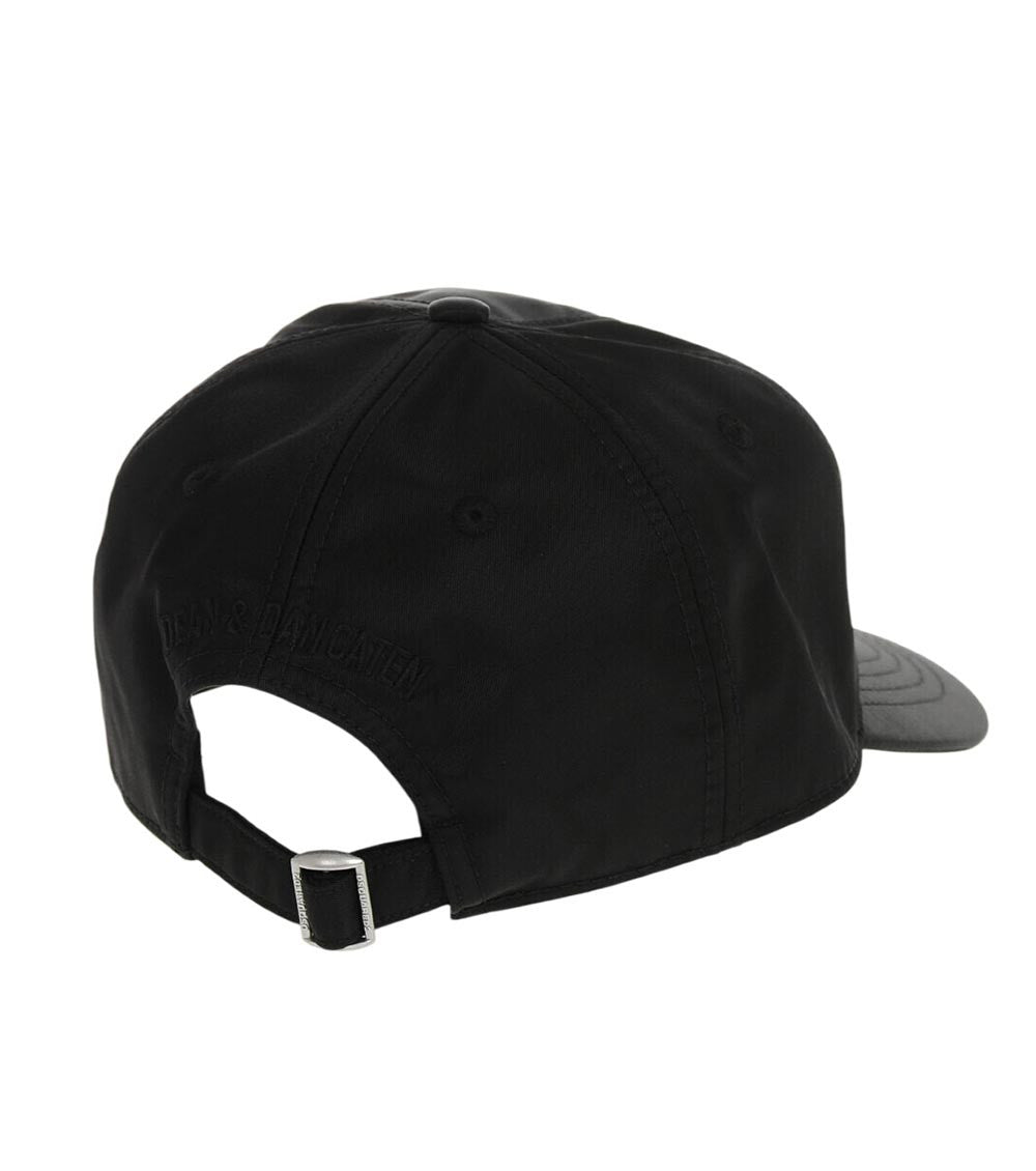 Black Solid Baseball Cap 3