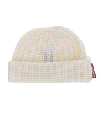 White knitted Beanie Cap 1