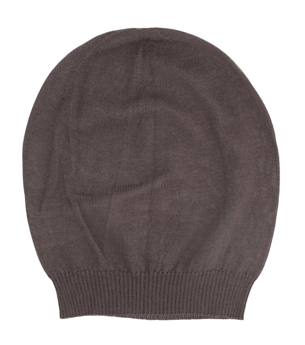 Dark Brown Solid Beanie Cap 1