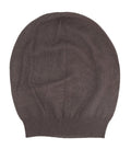 Dark Brown Solid Beanie Cap 1