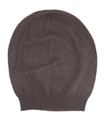 Dark Brown Solid Beanie Cap 1