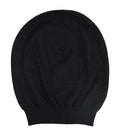 Black Solid Beanie Cap 1