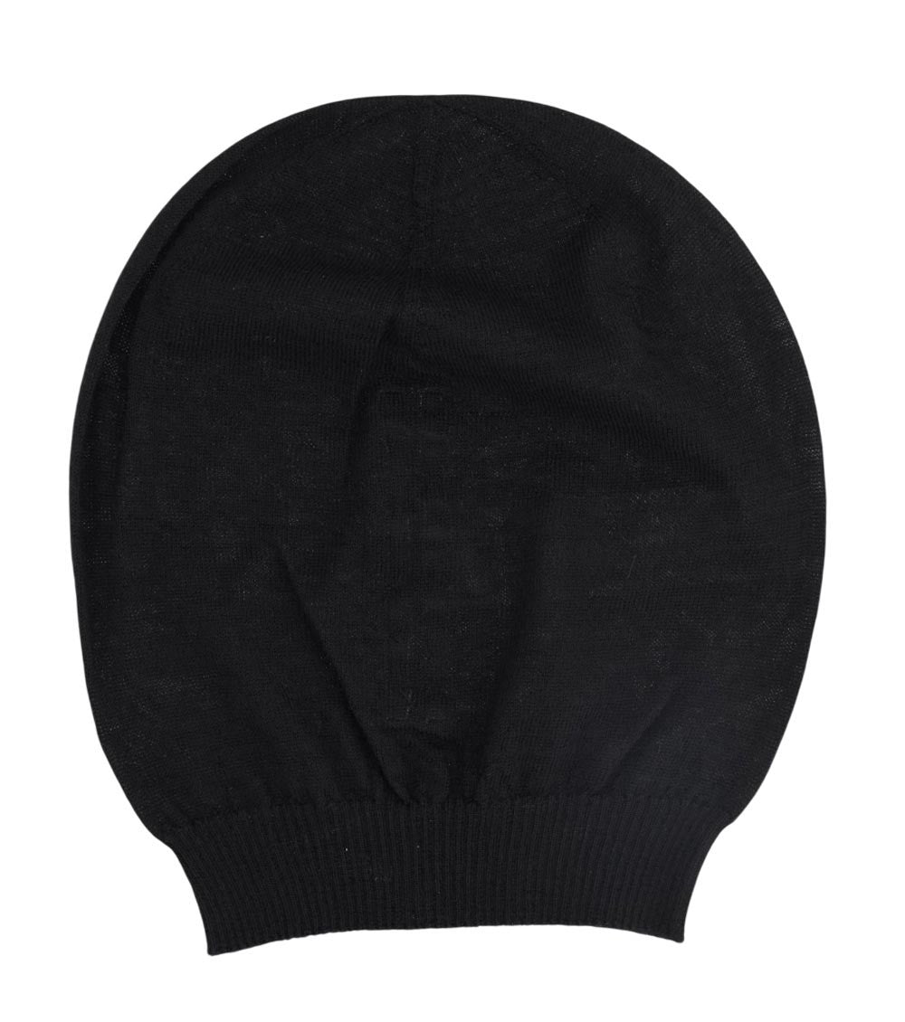 Black Solid Beanie Cap 2