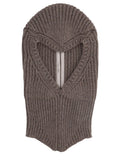 Dark Grey Ribbed Knit Winter Cap 1