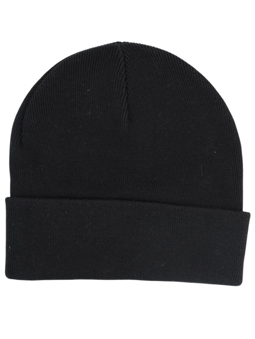 Black Solid Beanie Cap 2