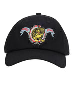 Black Embroidered Baseball Cap 1