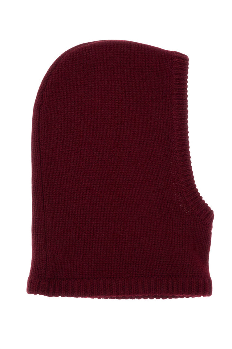 Red Solid Winter Cap 1