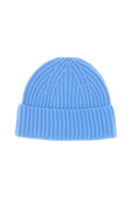 Sky Blue Rib Knitted Beanie Cap 1