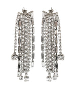 Silver Crystal Chandelier Earrings 1