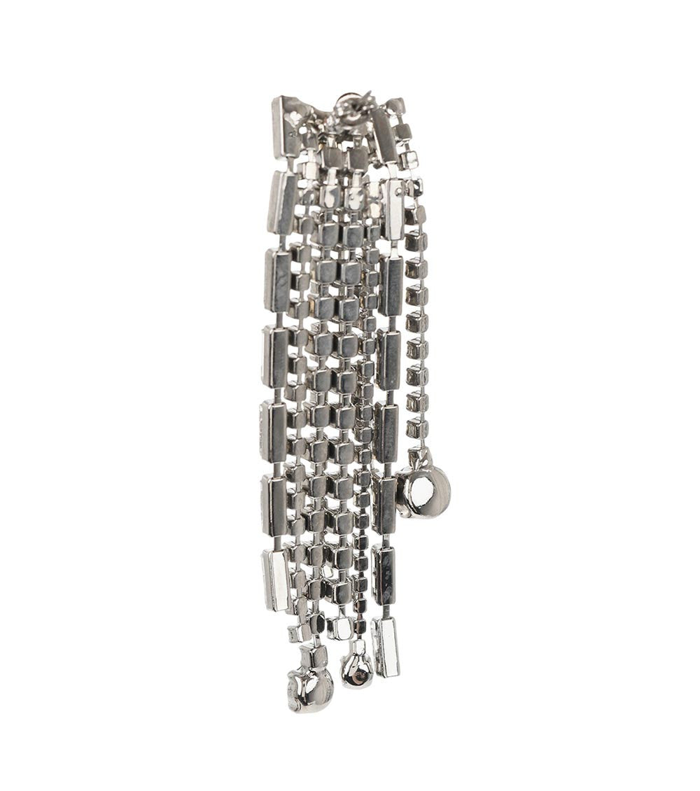Silver Crystal Chandelier Earrings 3