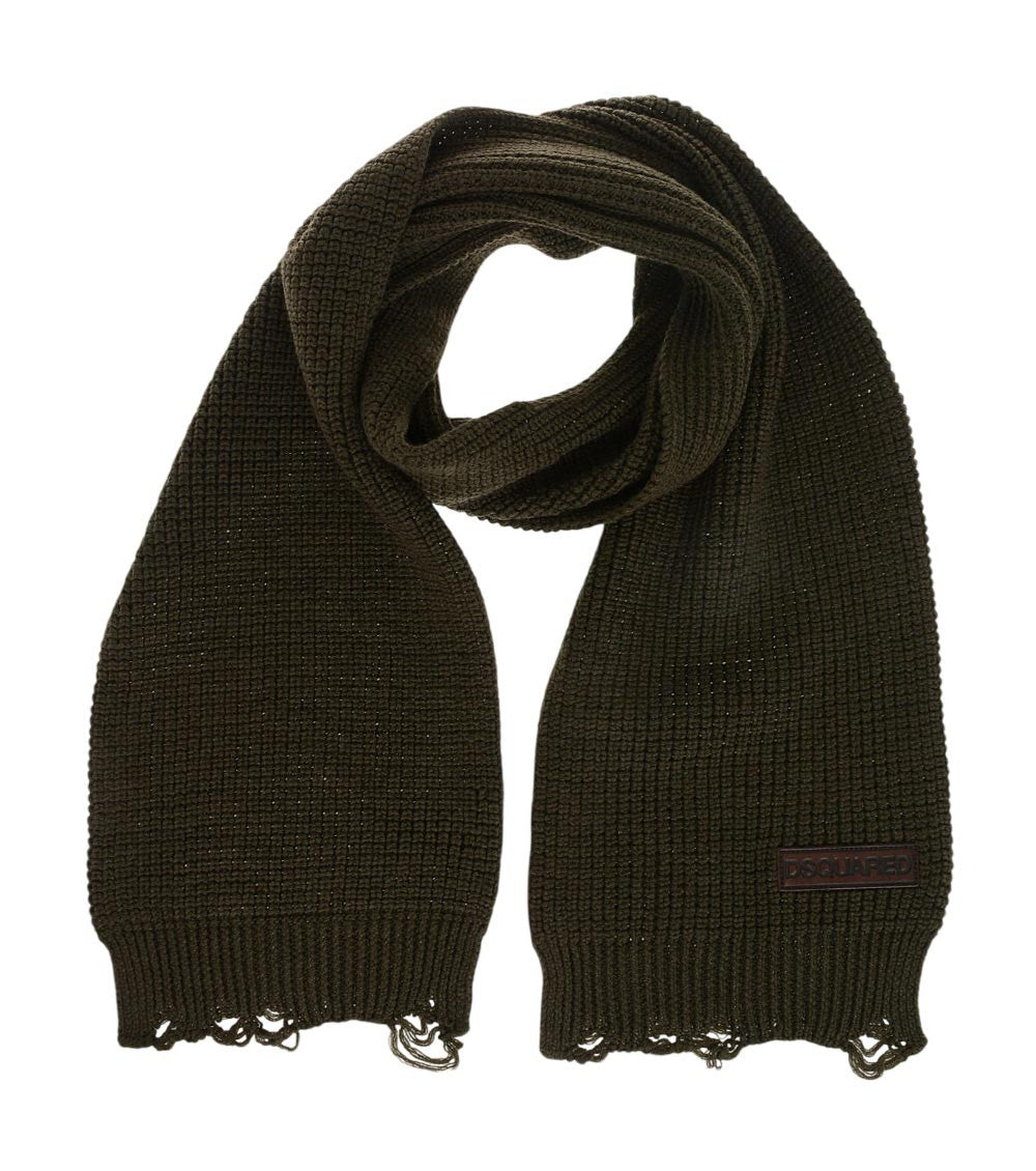 Dark Green Logo Scarf 1