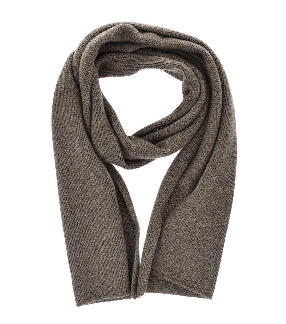 Dark Grey Solid Scarf 1