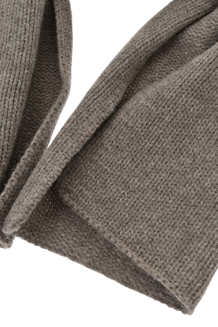 Dark Grey Solid Scarf 2