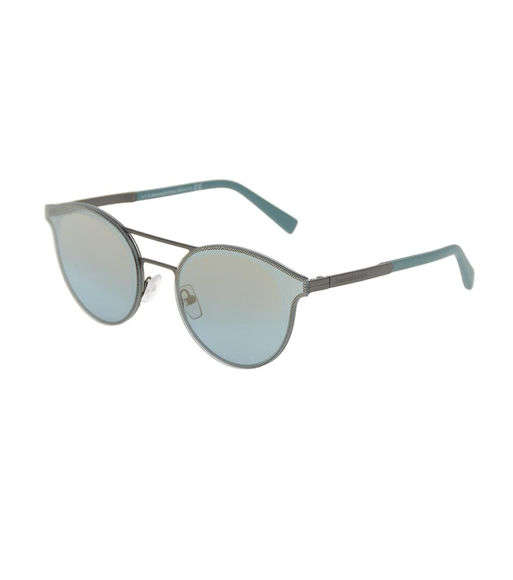 Grey Round Sunglasses 2