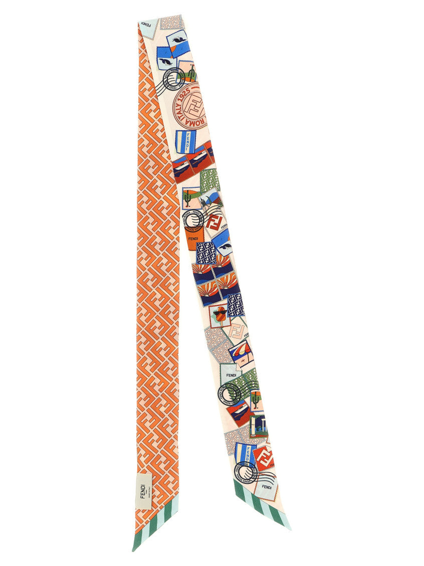 Multicolor Printed Bandana Scarf 1