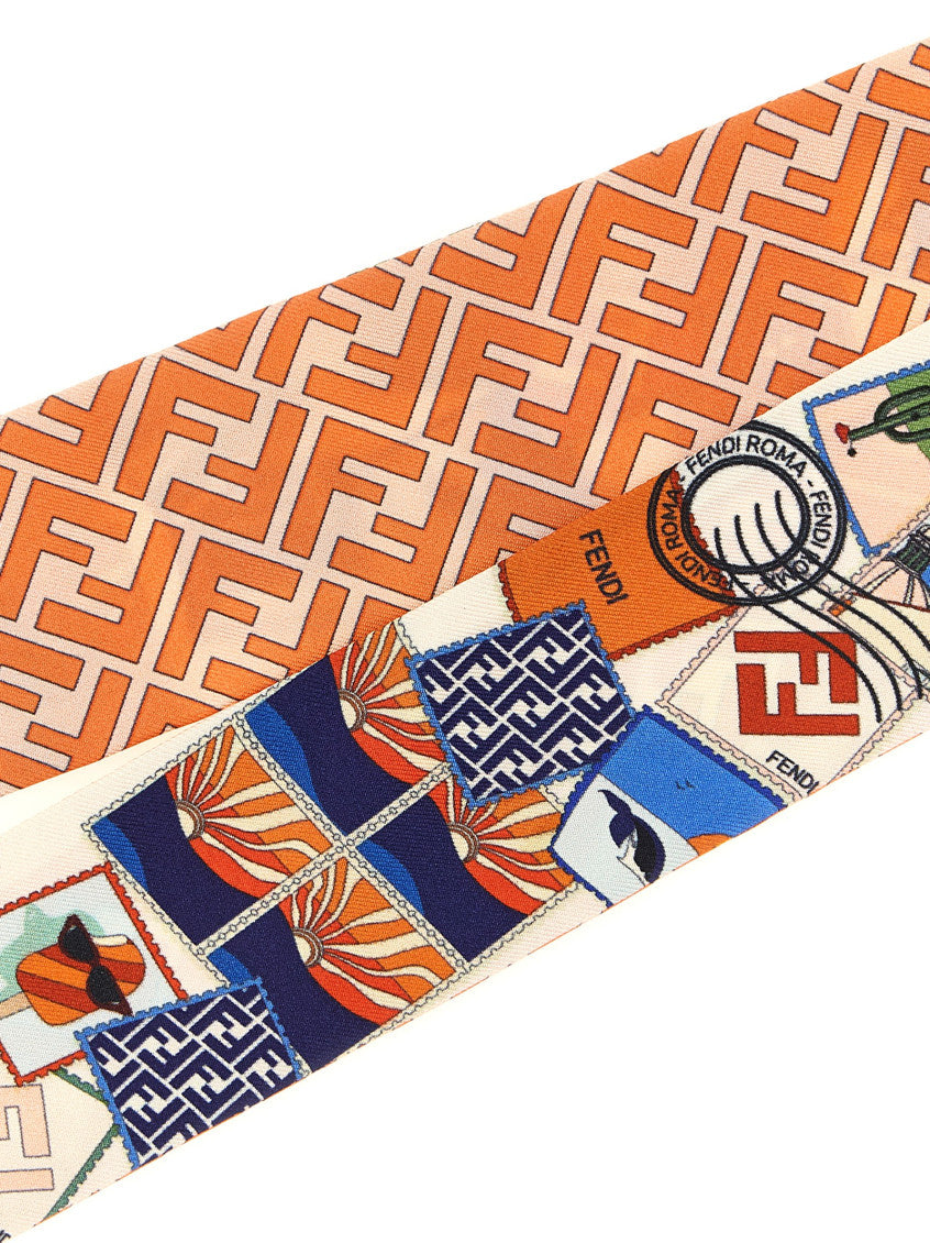 Multicolor Printed Bandana Scarf 2