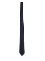 Dark Blue Chevron Pattern Tie 1