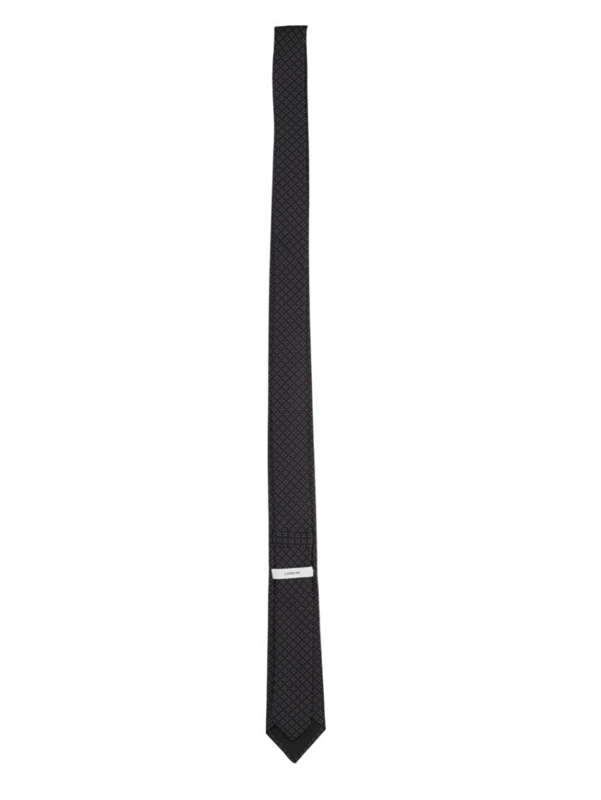 Black Geometric Pattern Tie 2