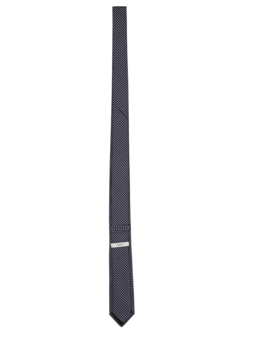 Dark Blue Logo Tie 2