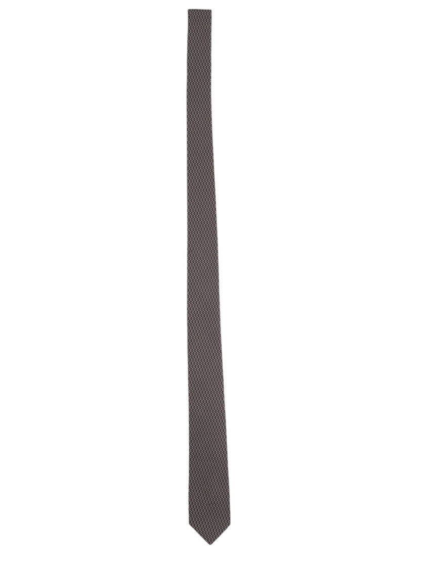 Brown Logo Tie 1