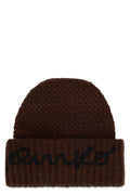Brown Logo Beanie Cap 1