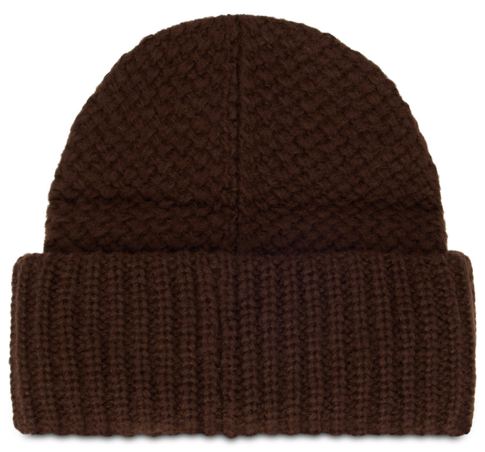 Brown Logo Beanie Cap 2