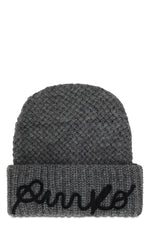 Grey Logo Beanie Cap 1