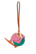 Multicolor Leather Key Charm 1