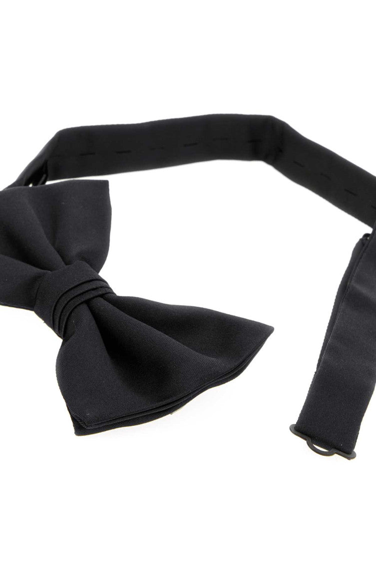 Black Silk Bow Tie 2