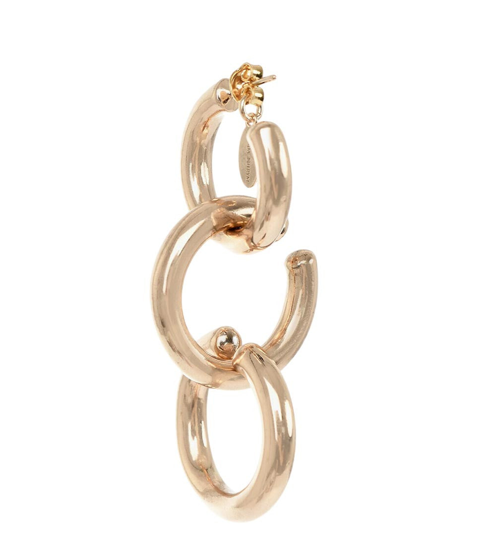 Golden Single Hoop Earring 1