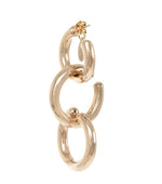 Golden Single Hoop Earring 1