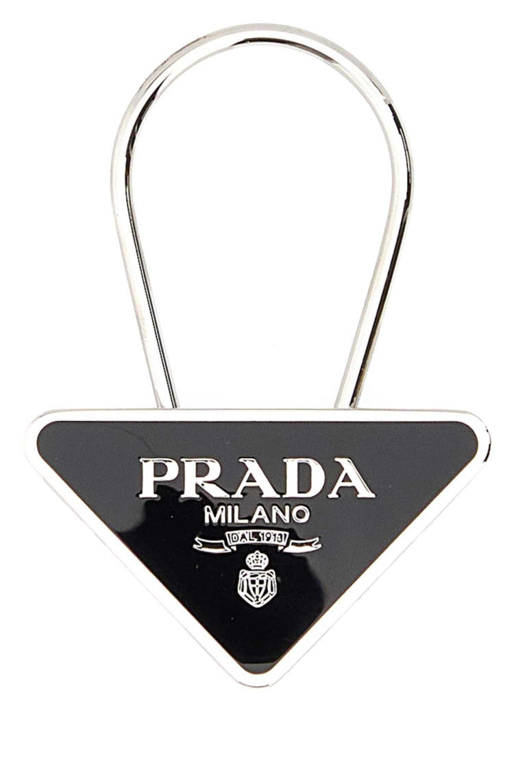 Black Triangle Logo Key Holder 1