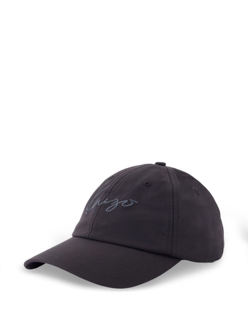 Black Solid Baseball Cap 1